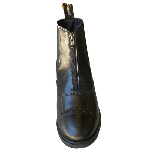 Adult Zip Up Synthetic Leather Paddock Boots