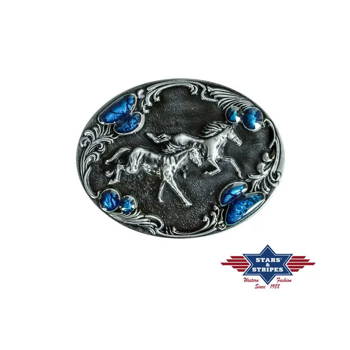 Western Spirit Western Horse Belt Buckle