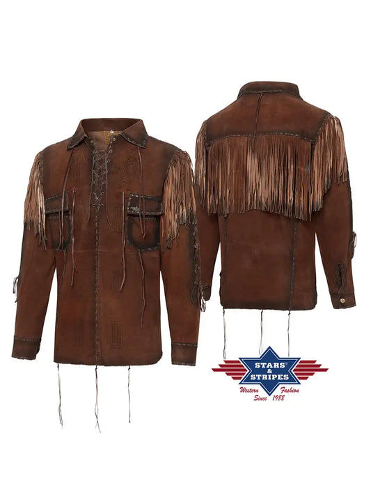 Crockett Western Suede Shirt Deerskin