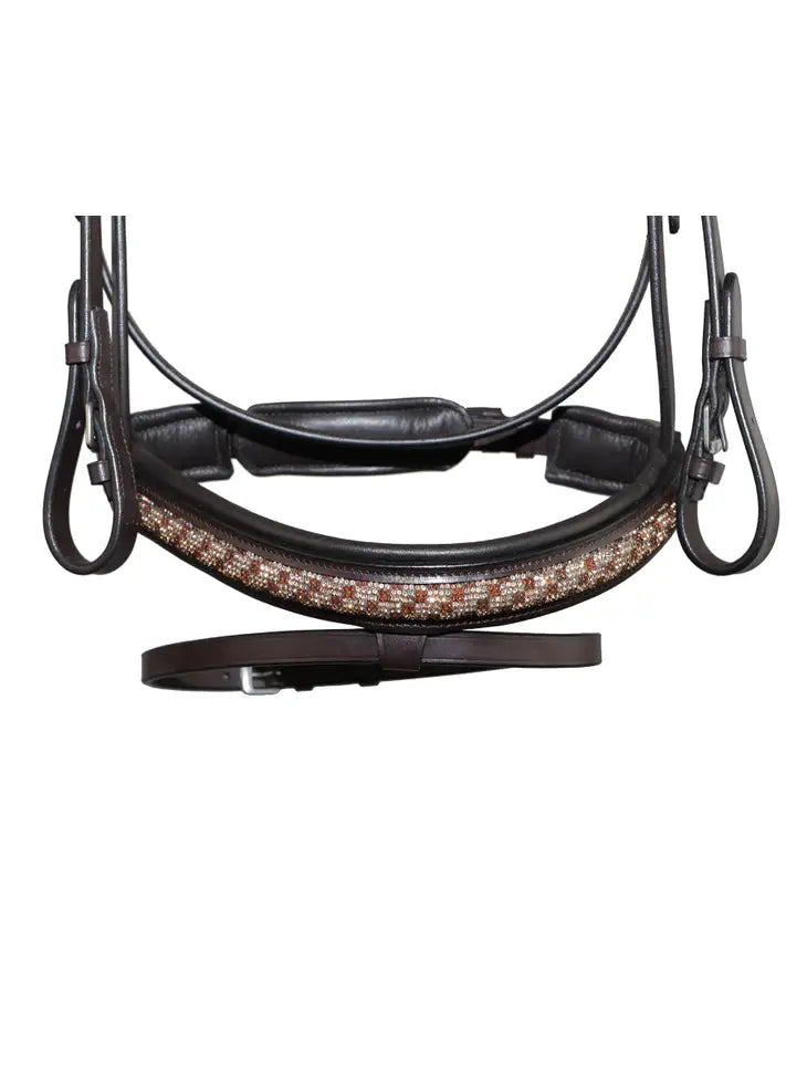 Bonn Crank Dressage Bridle with Flash