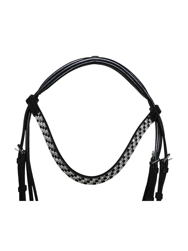 Bonn Crank Dressage Bridle with Flash