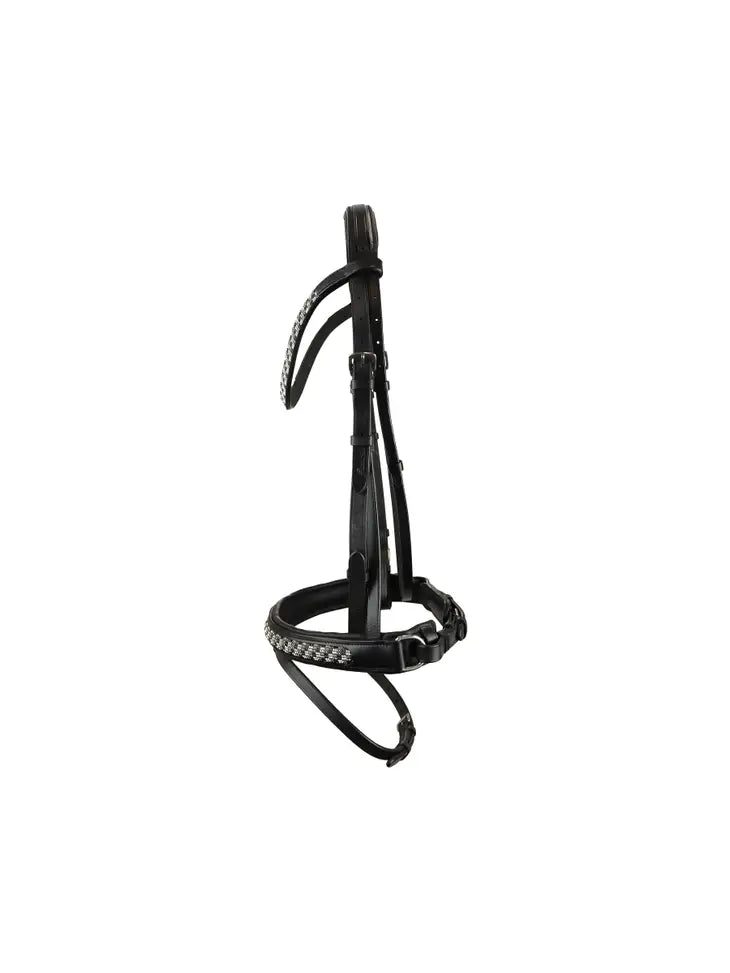 Bonn Crank Dressage Bridle with Flash