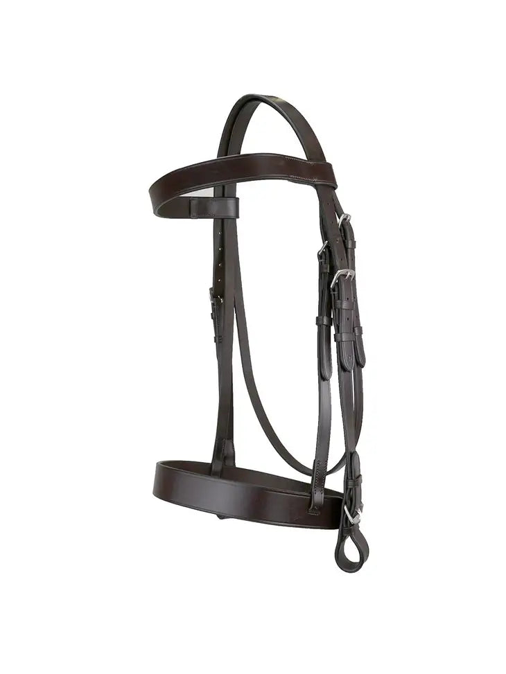 Fox Leather Hunting Snaffle Traditional English Horse Bridle