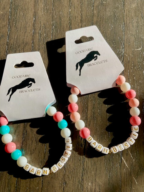 Good Vibe Bracelet -Barn Bestie (2Bracelets)