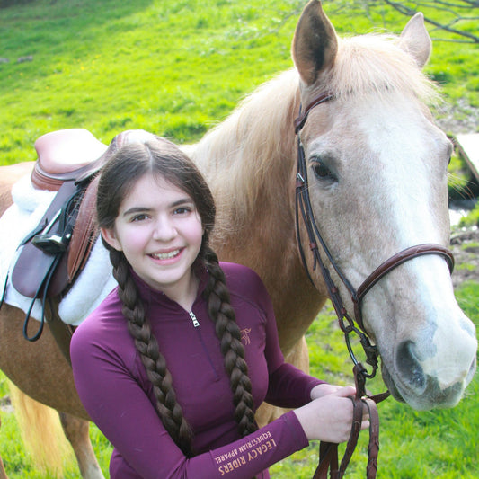 Legacy Classics- Berry Burgundy Riding Shirt