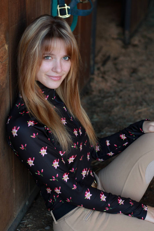 Everbloom - Midnight Lily Riding Shirt