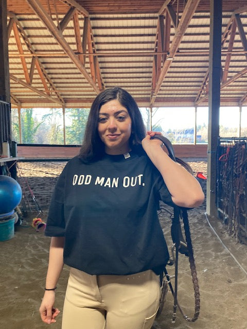 Odd Man Out | Equestrian Off-Duty Oversized Tee
