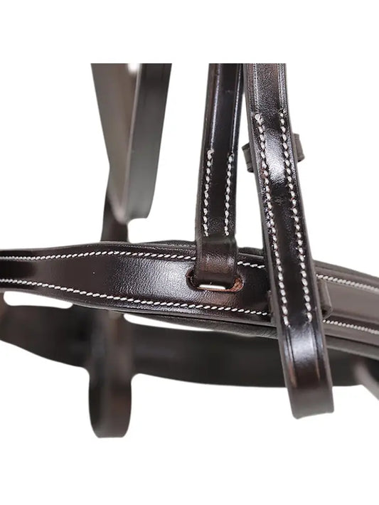 Marco Simone Italian Monocrown Bridle with Removeable Flash