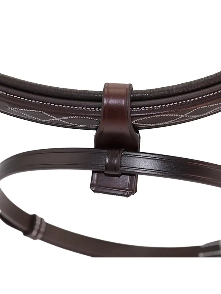 Marco Simone Italian Monocrown Bridle with Removeable Flash