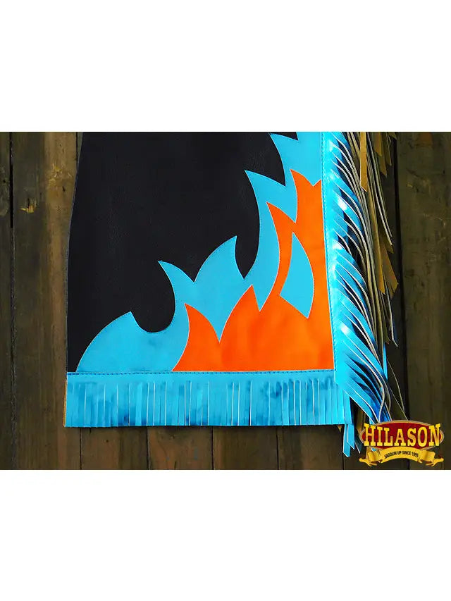 Youth Child Rodeo Bronc Bull Riding Show Leather Chaps