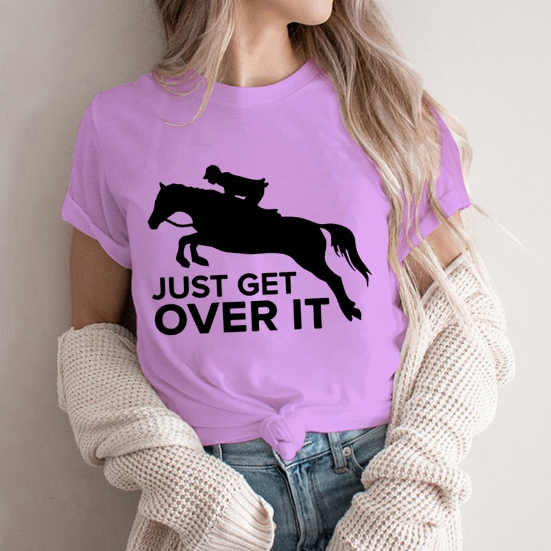 Just Get Over It - Equestrian Life Junior's Shirt