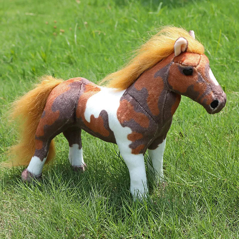 Realistic Plush Horse Toy