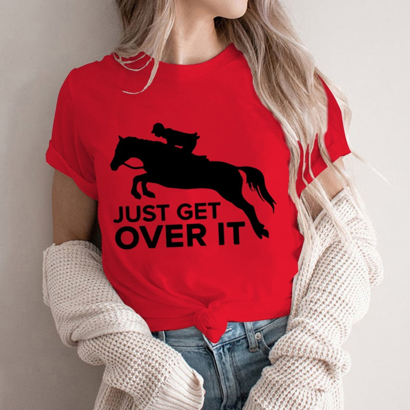 Just Get Over It - Equestrian Life Junior's Shirt