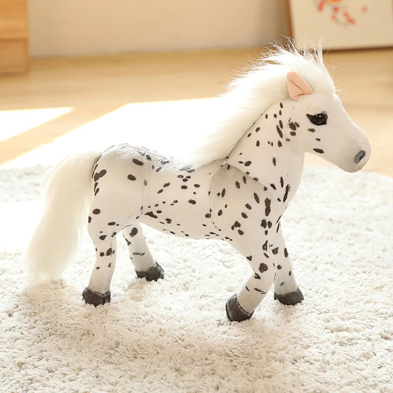Realistic Plush Horse Toy