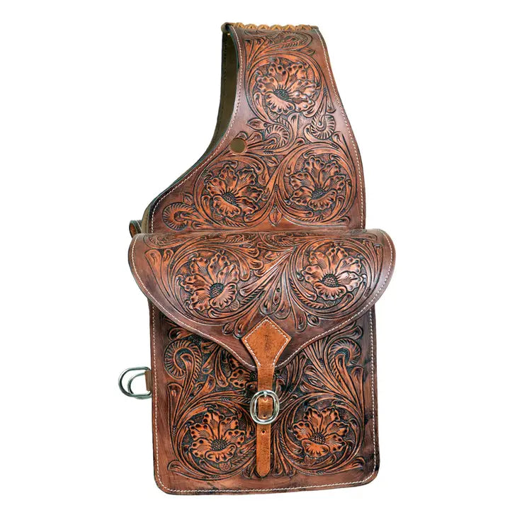 Horse Leather Saddle Bag Heavyduty Traditional Trail Ride