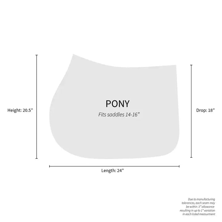 Dapplebay Blackberry Daze Pony Saddle Pad