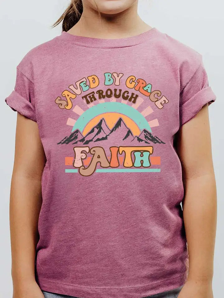 Saved By Grace Kids Graphic Tee - Limited!