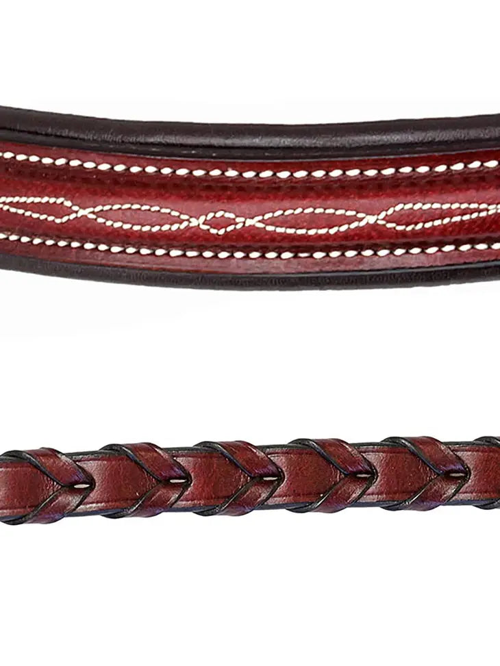 St. Andrews - Fancy Raised Leather Hunter Horse Bridle