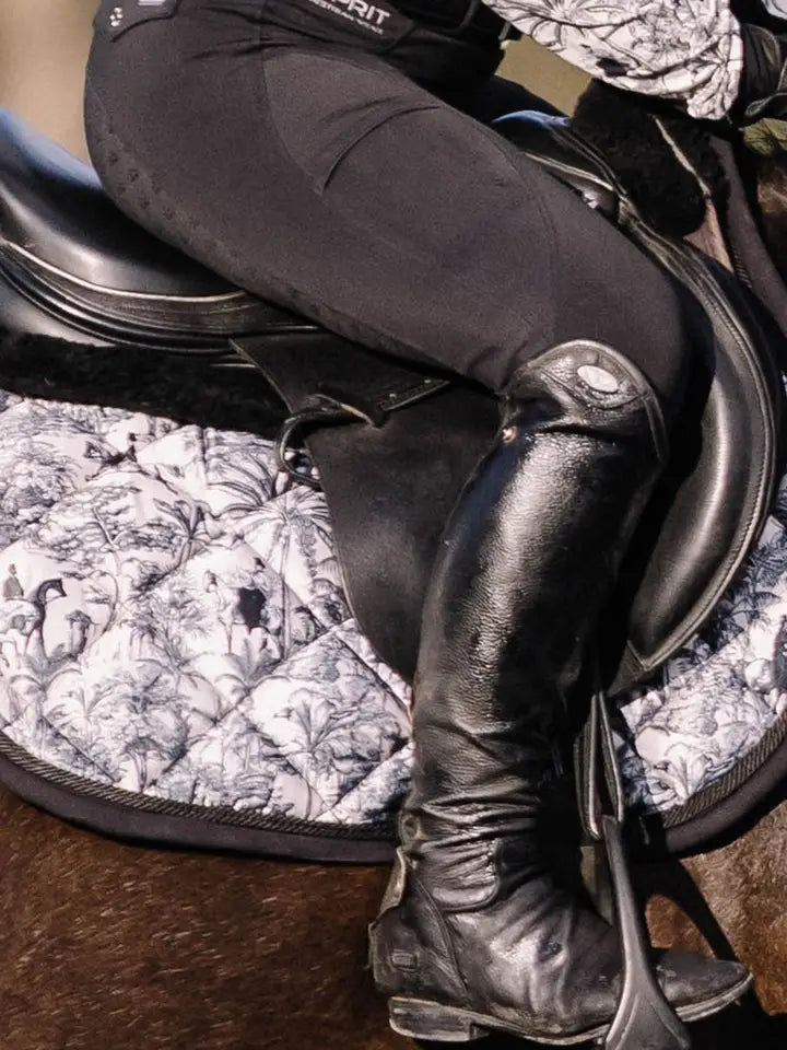 Tropical Toile Jump Saddle Pad ~ Limited Edition