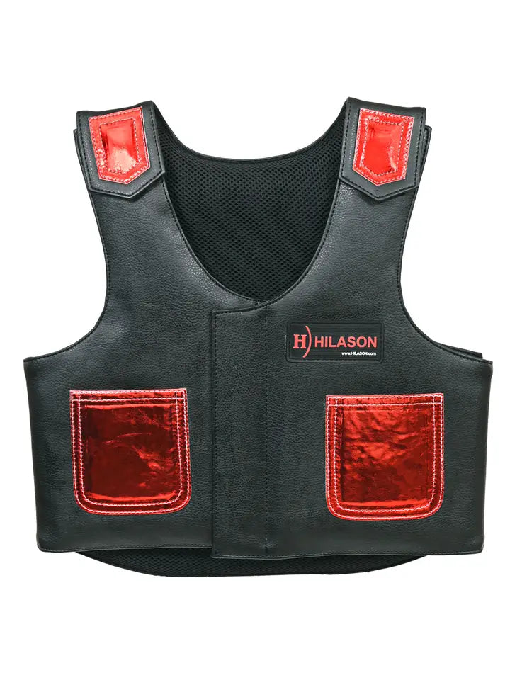 Bull Riding Vest Kids Junior Youth Bull Pro Rodeo Leather