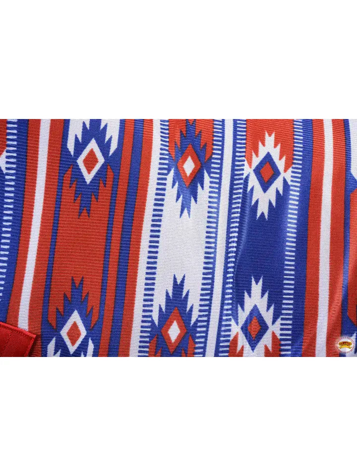 66"-84" Horse Fly Sheet Uv Protect Mesh Red White Blue Aztec