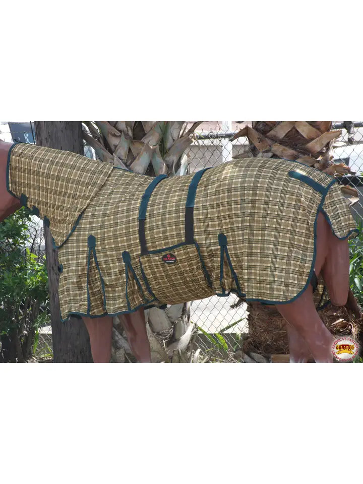 66"-84" Horse Fly Sheet Uv Protect Mesh Plaid