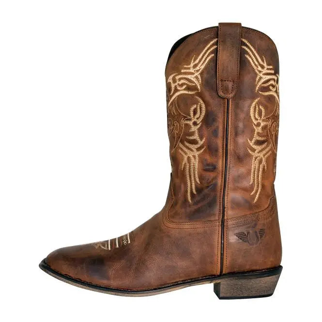 Tuffrider Men'S Lamar Wide Square Toe Western Boot
