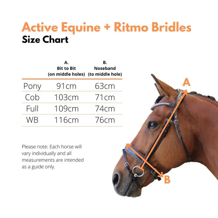 Reflection Patent Anatomical Leather Bridle + Bag | Ritmo