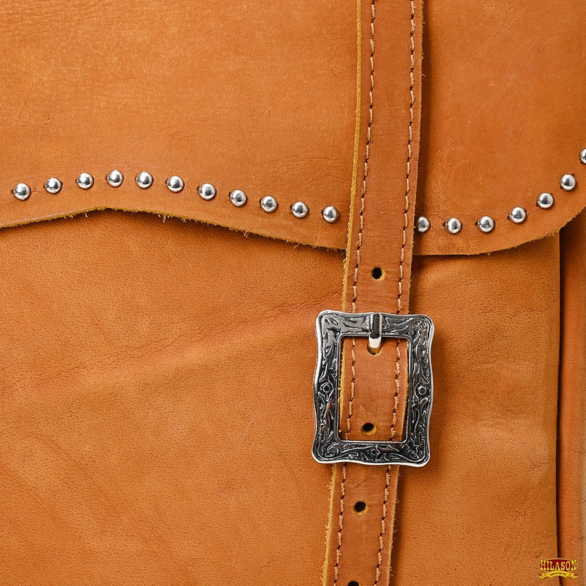 Western Leather Horse Saddle Bag For Trail