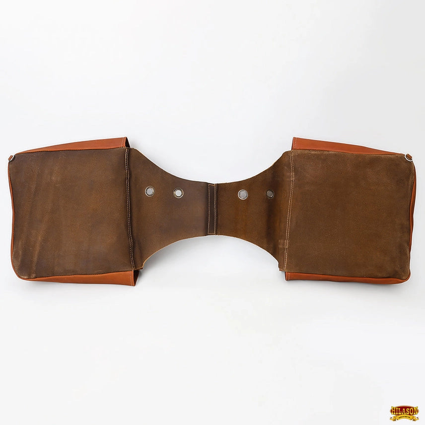 Western Leather Horse Saddle Bag For Trail