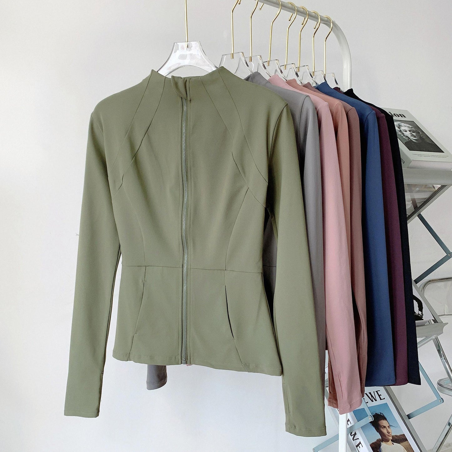 Ladies' Slim Fit, Long Sleeve Equestrian Riding Jacket