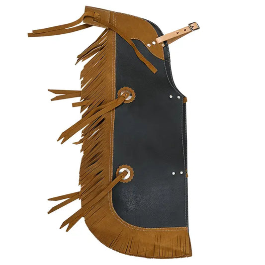 Pro Rodeo Bull Riding Chaps Leather Kids Junior Youth