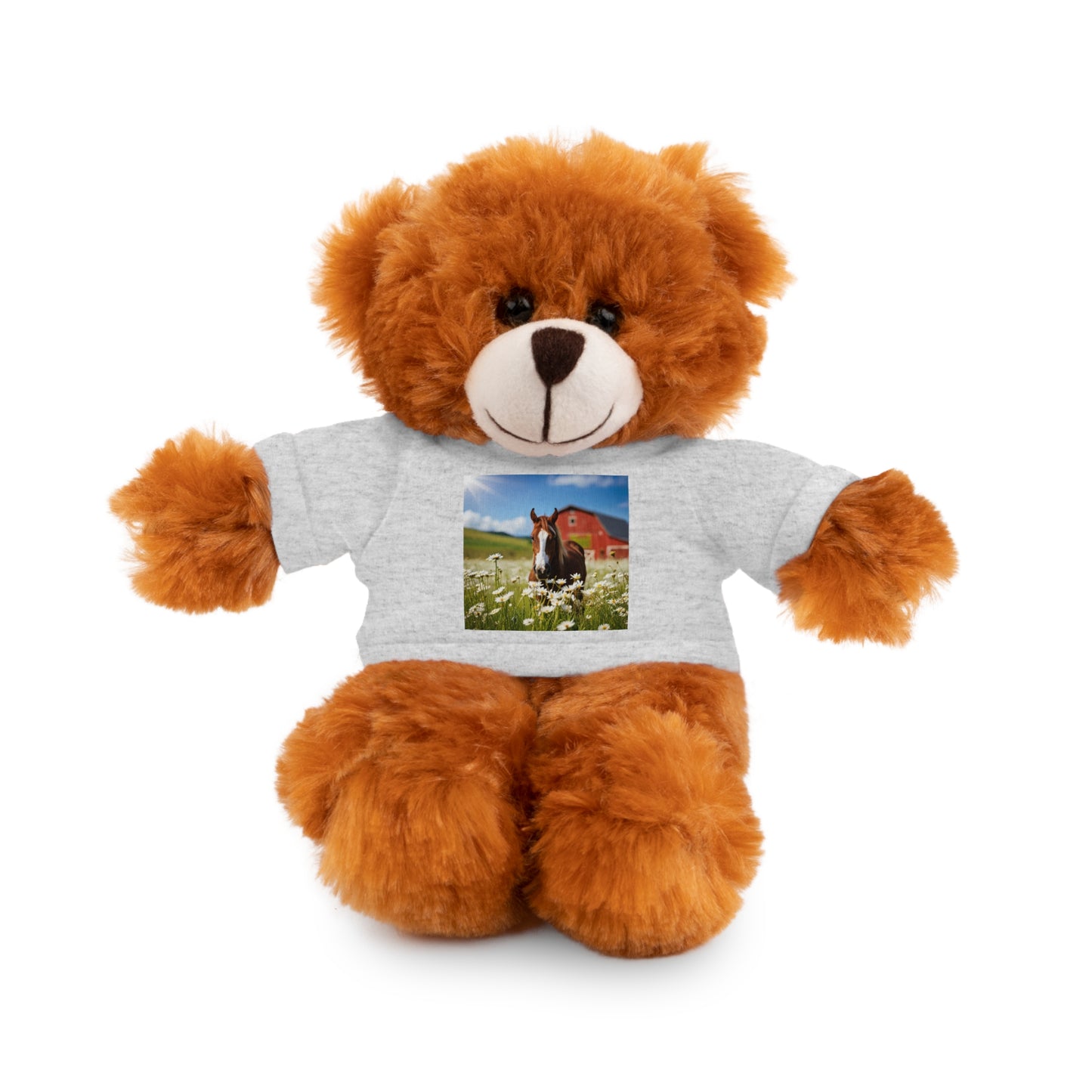 Stuffed Animals Plush with Farm Horse Tee