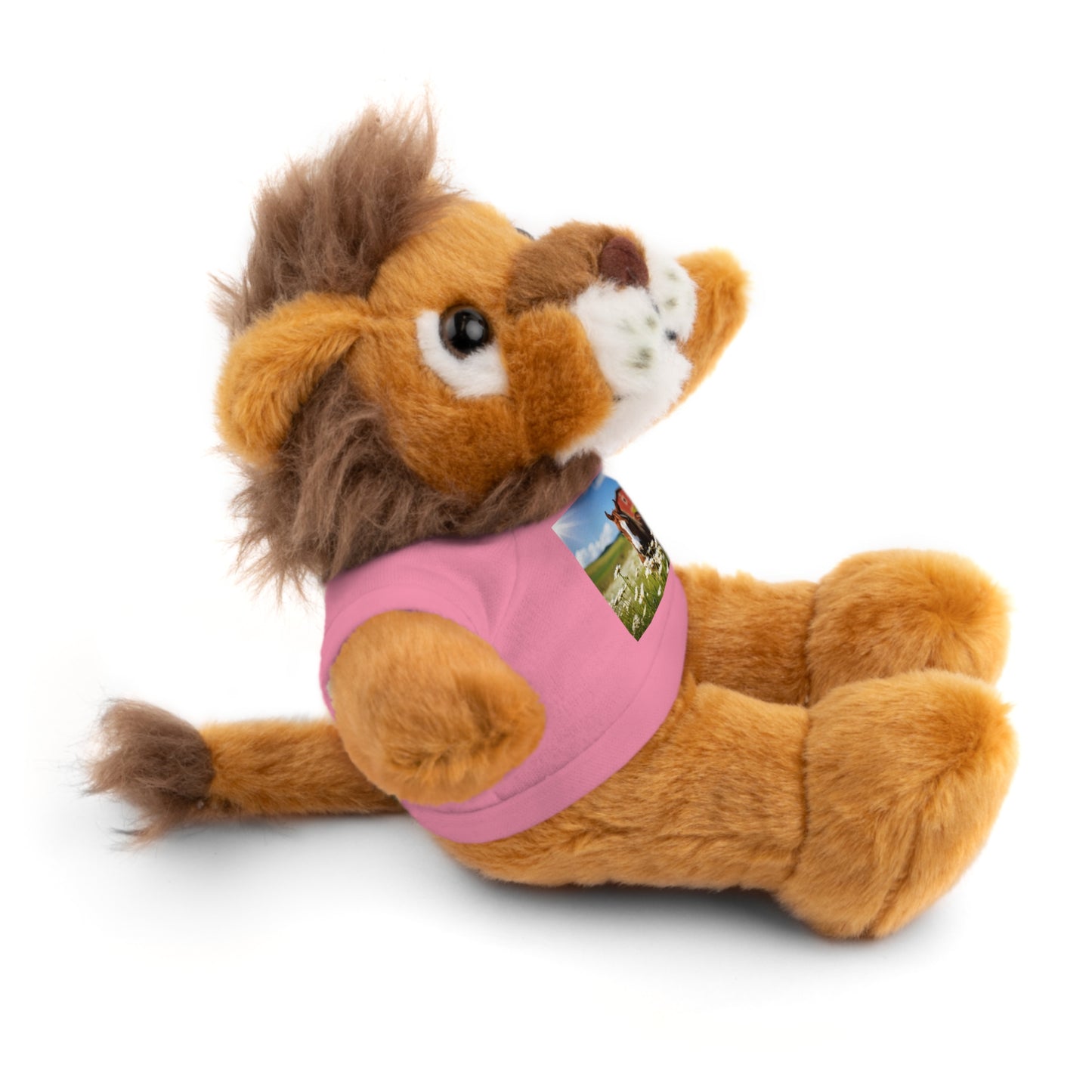 Stuffed Animals Plush with Farm Horse Tee