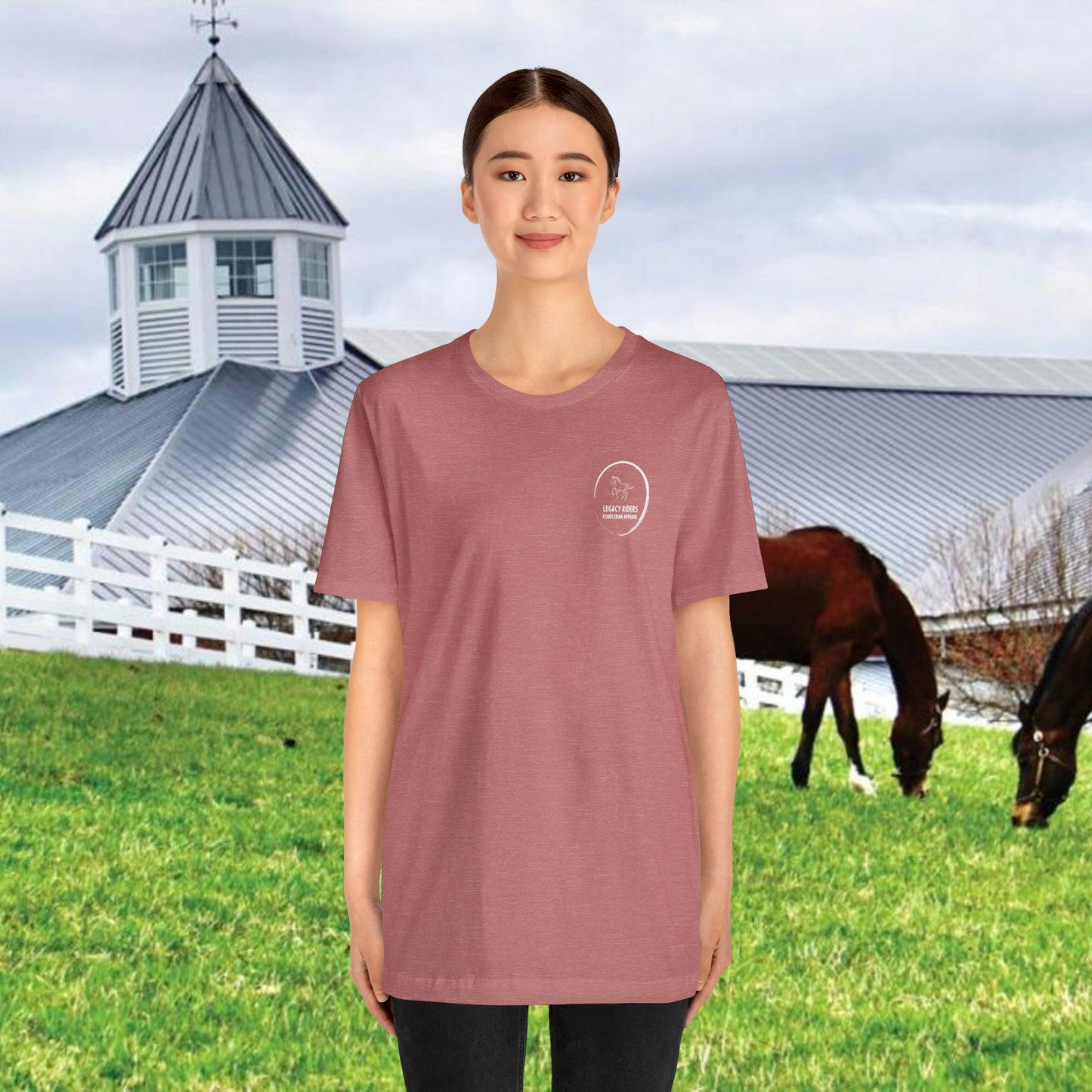 Legacy Riders Equestrian Unisex Jersey Short Sleeve Tee