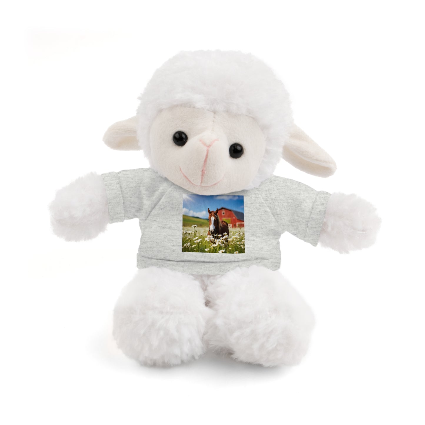 Stuffed Animals Plush with Farm Horse Tee