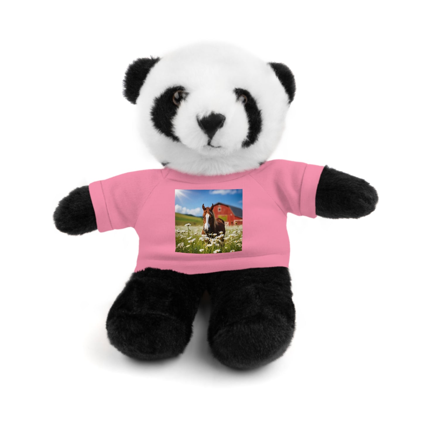 Stuffed Animals Plush with Farm Horse Tee