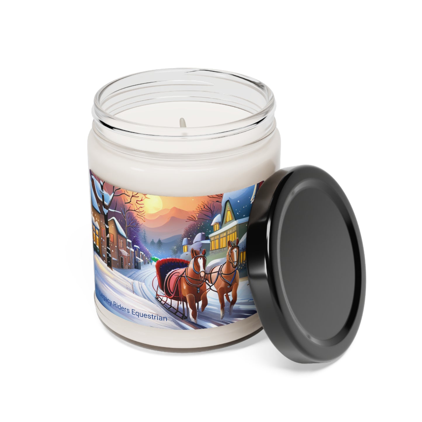 Main Street Horses Scented Soy Candle, 9oz