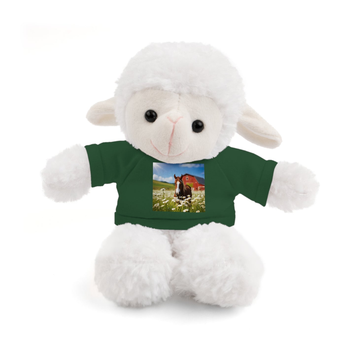 Stuffed Animals Plush with Farm Horse Tee