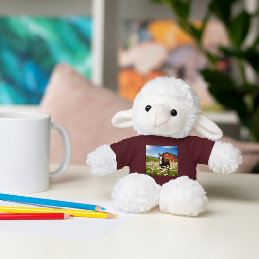 Stuffed Animals Plush with Farm Horse Tee