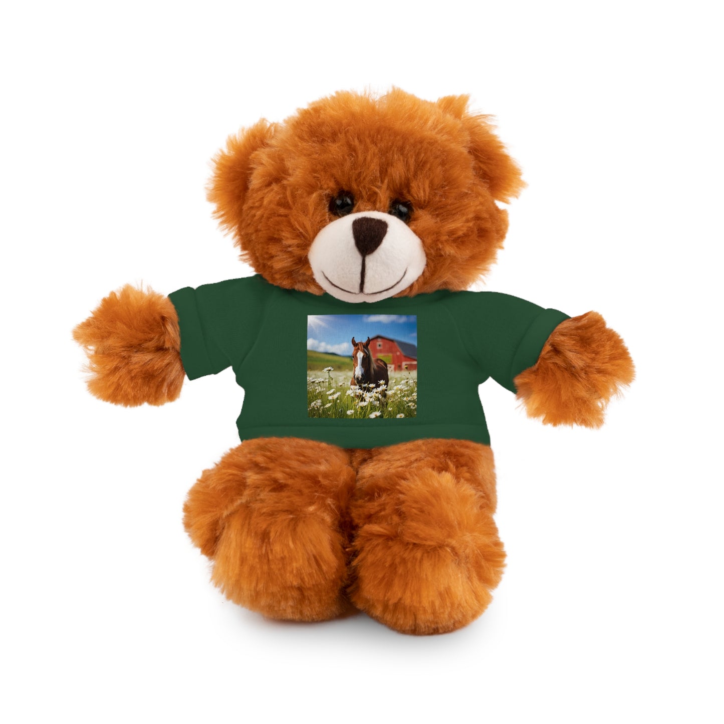 Stuffed Animals Plush with Farm Horse Tee