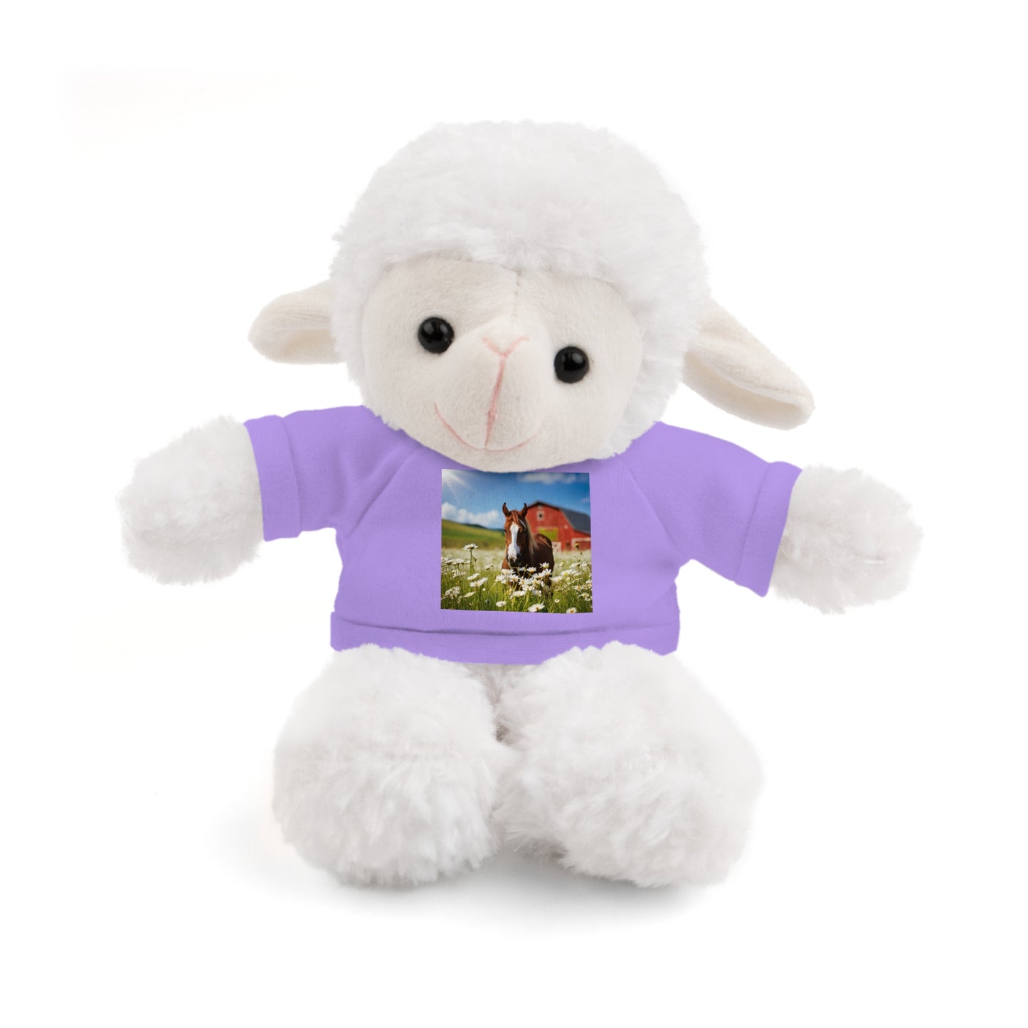 Stuffed Animals Plush with Farm Horse Tee