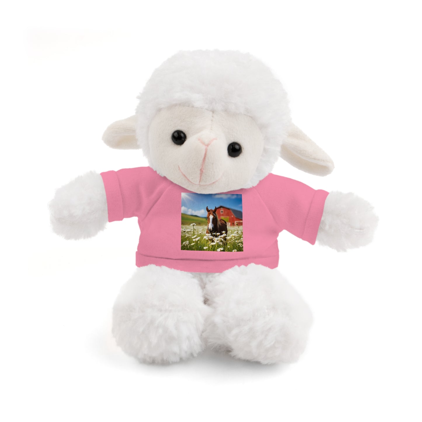 Stuffed Animals Plush with Farm Horse Tee