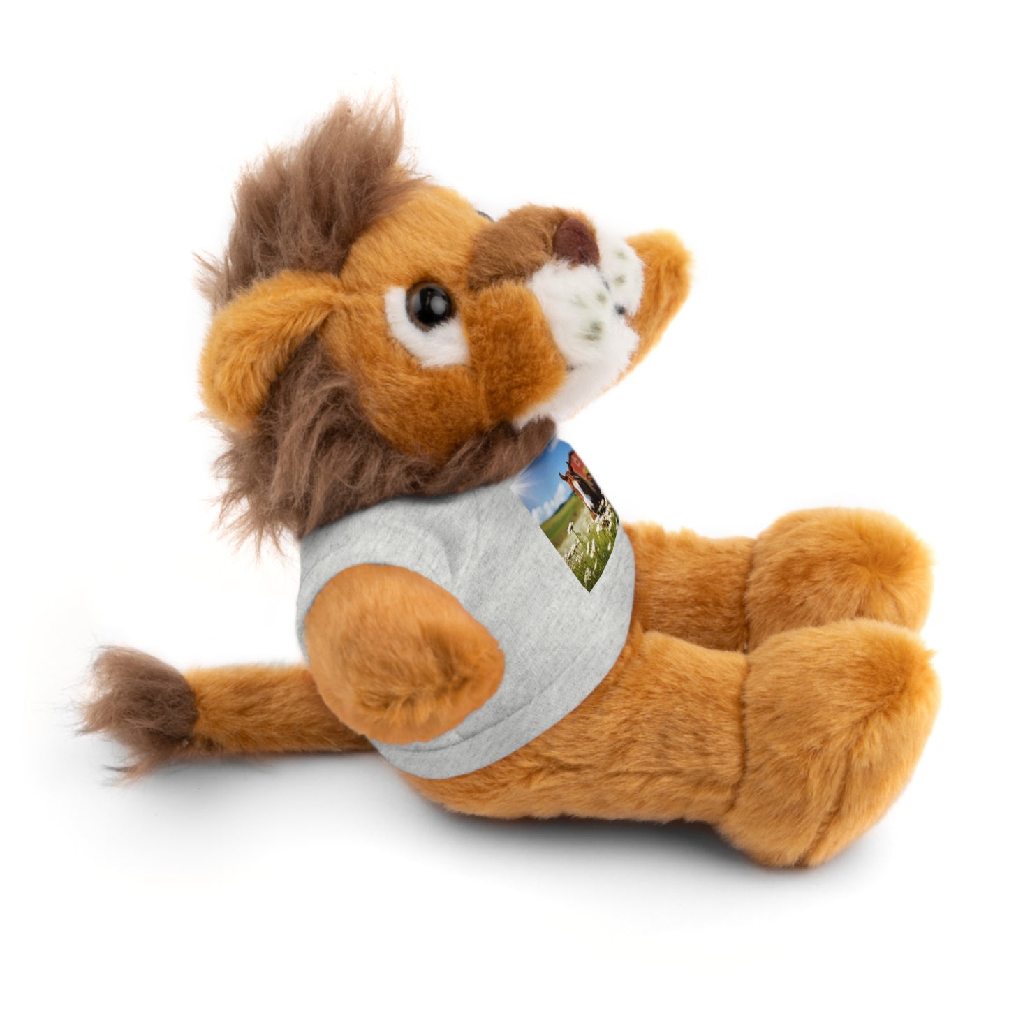 Stuffed Animals Plush with Farm Horse Tee