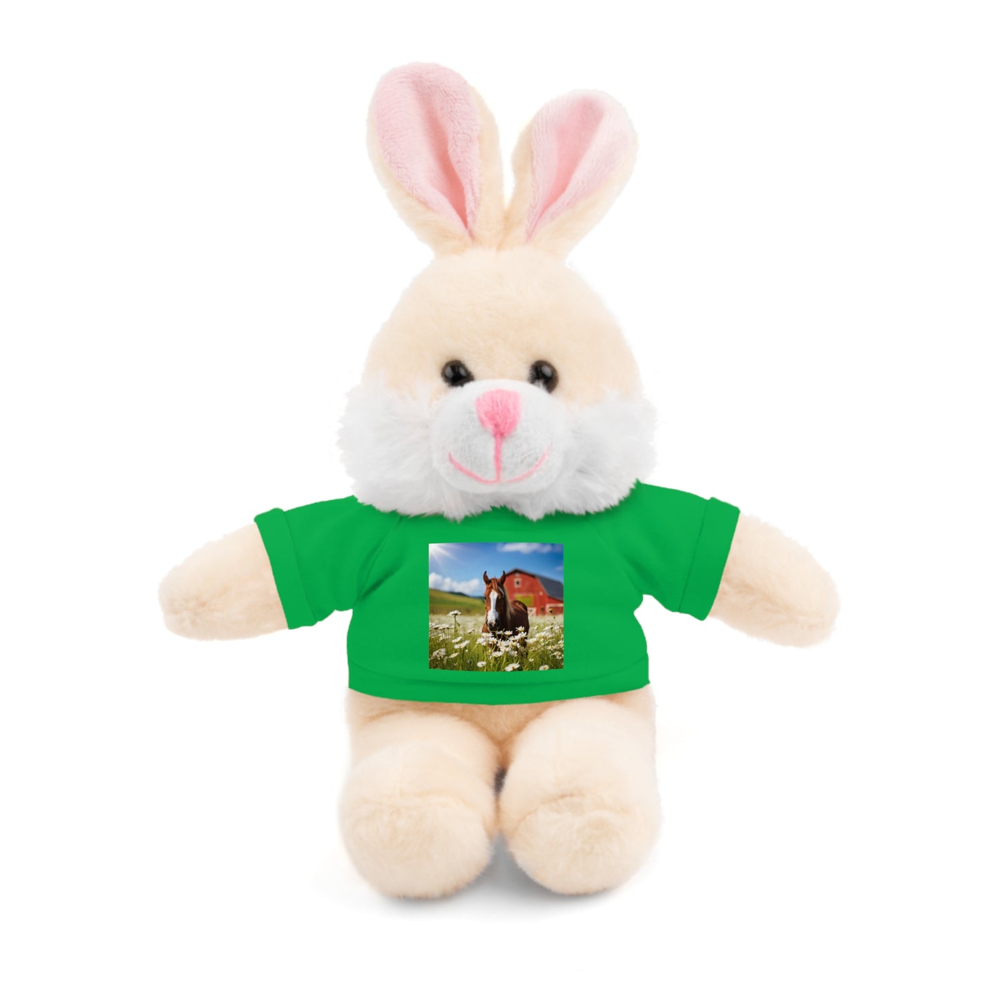 Stuffed Animals Plush with Farm Horse Tee