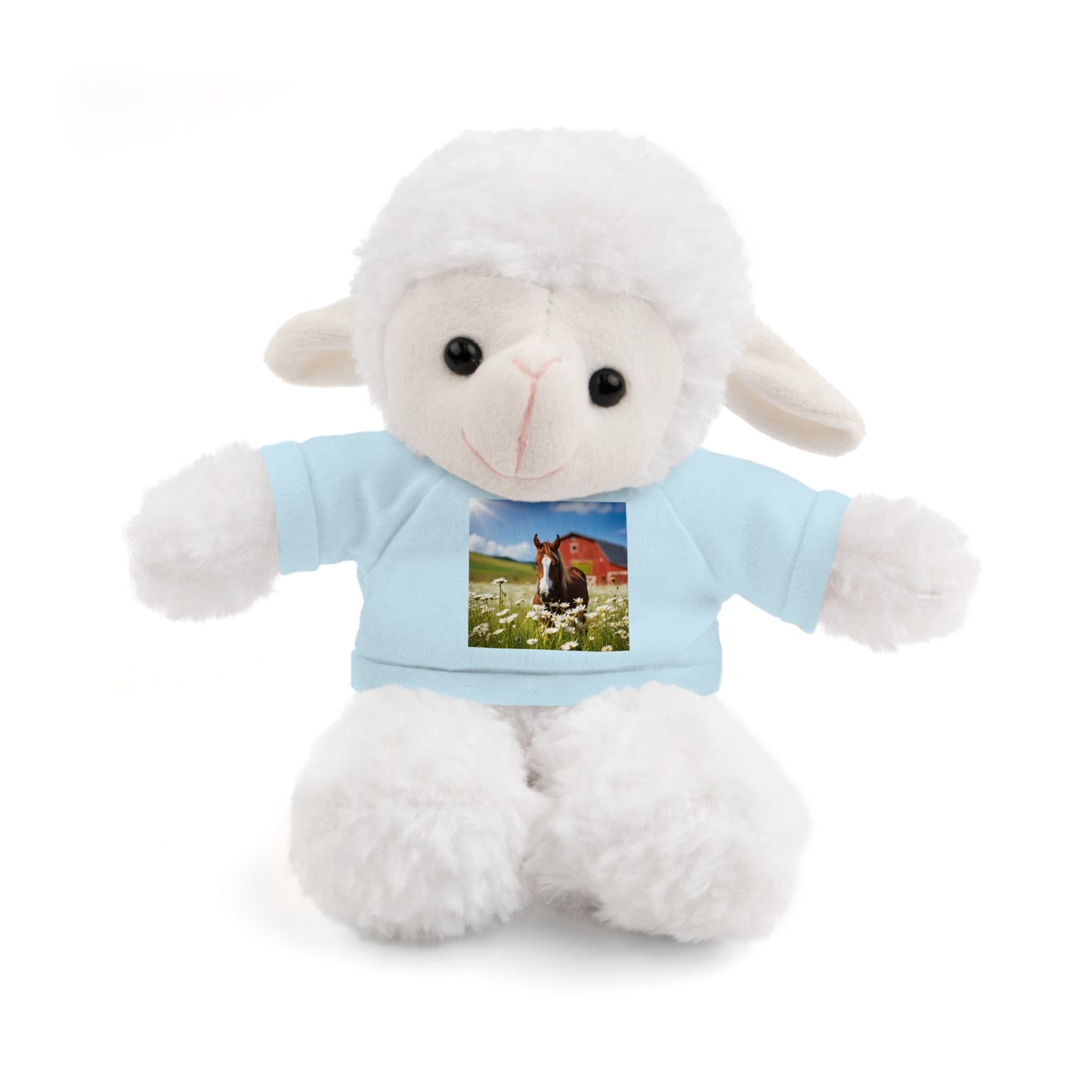 Stuffed Animals Plush with Farm Horse Tee