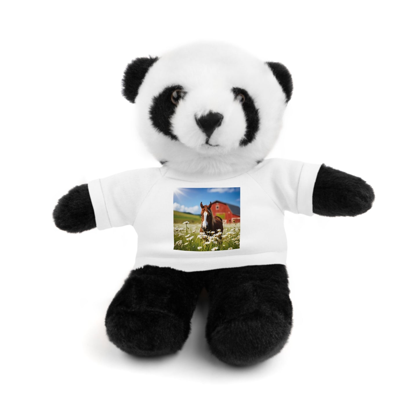 Stuffed Animals Plush with Farm Horse Tee