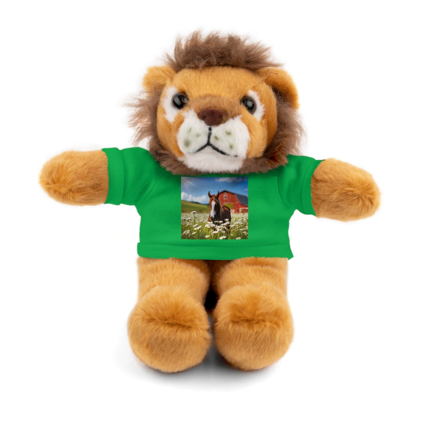 Stuffed Animals Plush with Farm Horse Tee