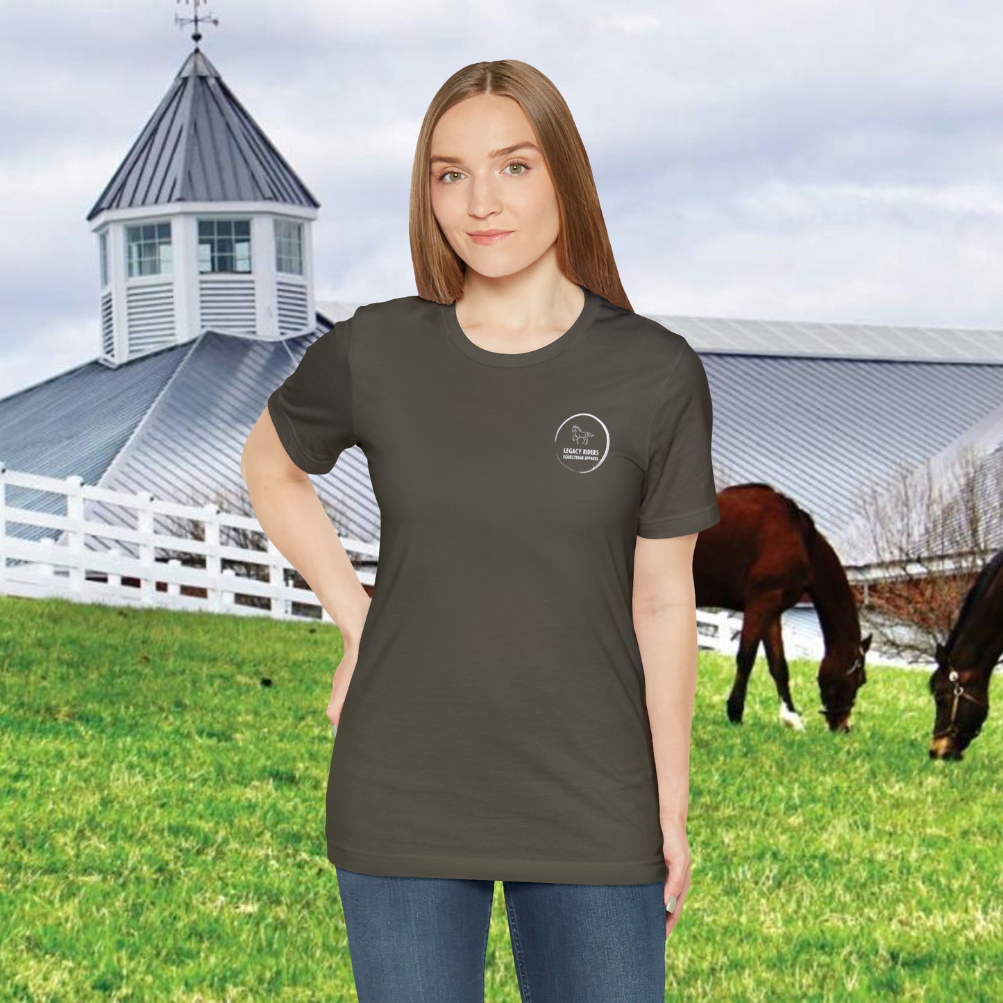 Legacy Riders Equestrian Unisex Jersey Short Sleeve Tee