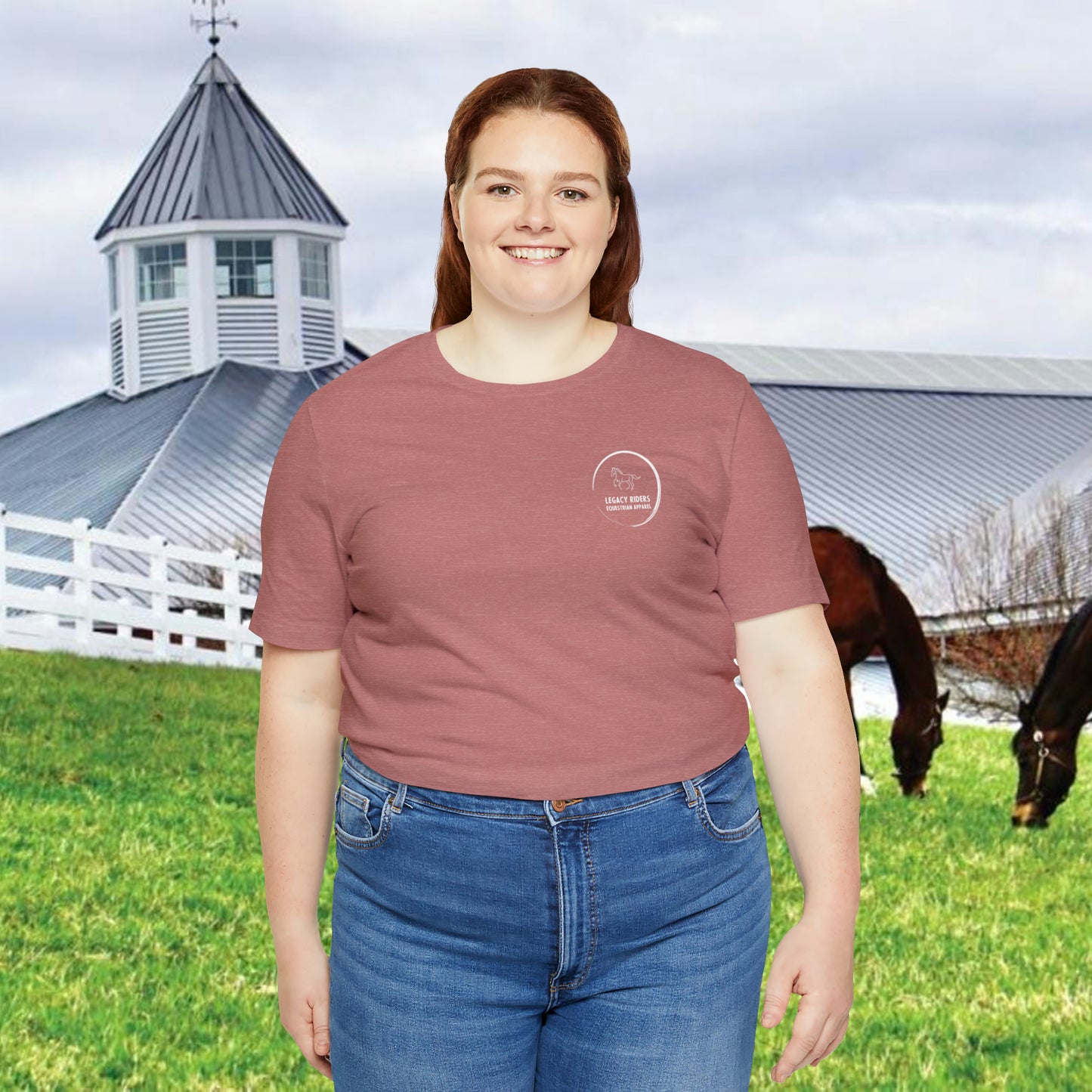 Legacy Riders Equestrian Unisex Jersey Short Sleeve Tee